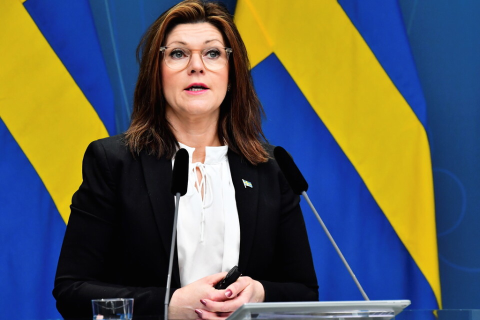 Arbetsmarknadsminister Eva Nordmark (S). Arkivbild