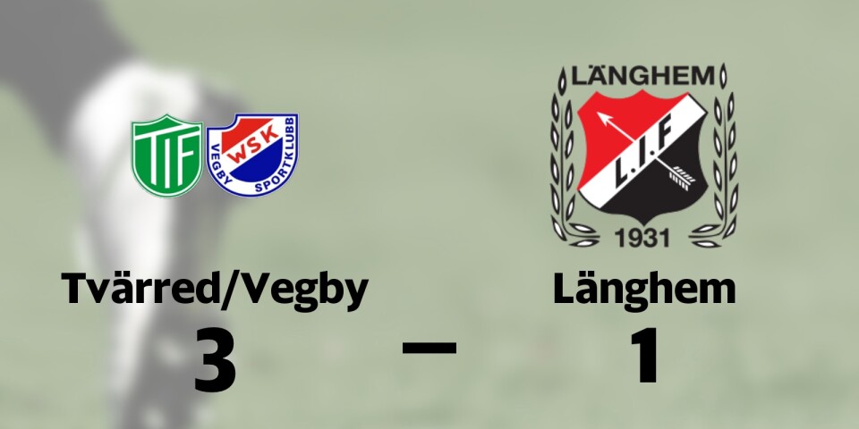 Formstarka Tvärred/Vegby tog ännu en seger