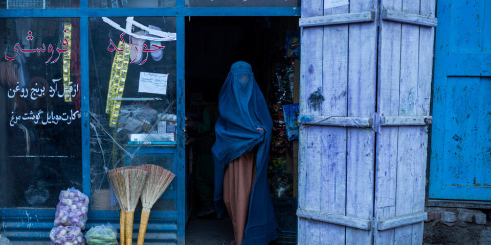 Kvinnor i Afghanistan uppmanas att stanna hemma i mesta möjliga utsträckning. Arkivbild.