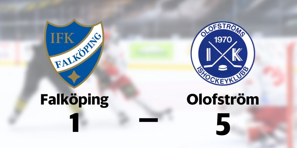IFK Falköping IK förlorade mot Olofström