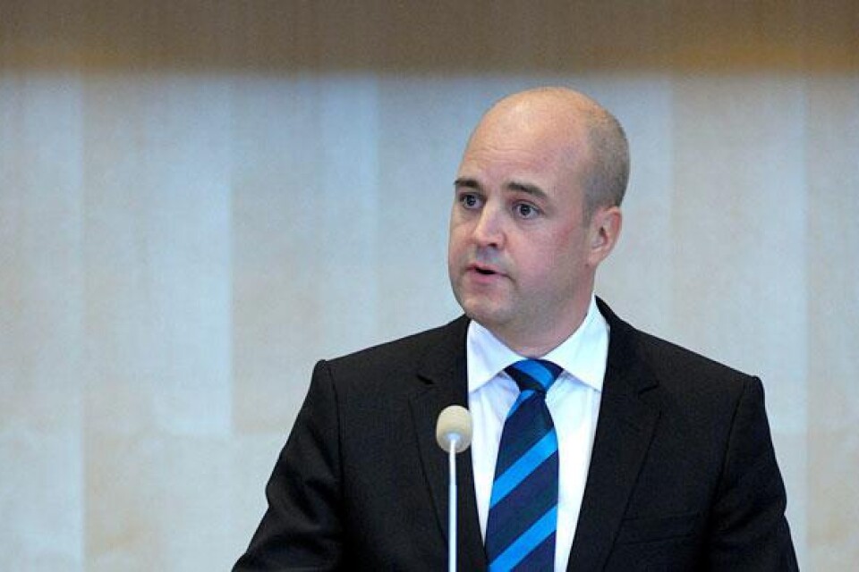 Reinfeldt presenterar sin femte regeringsförklaring och sin andra regering.