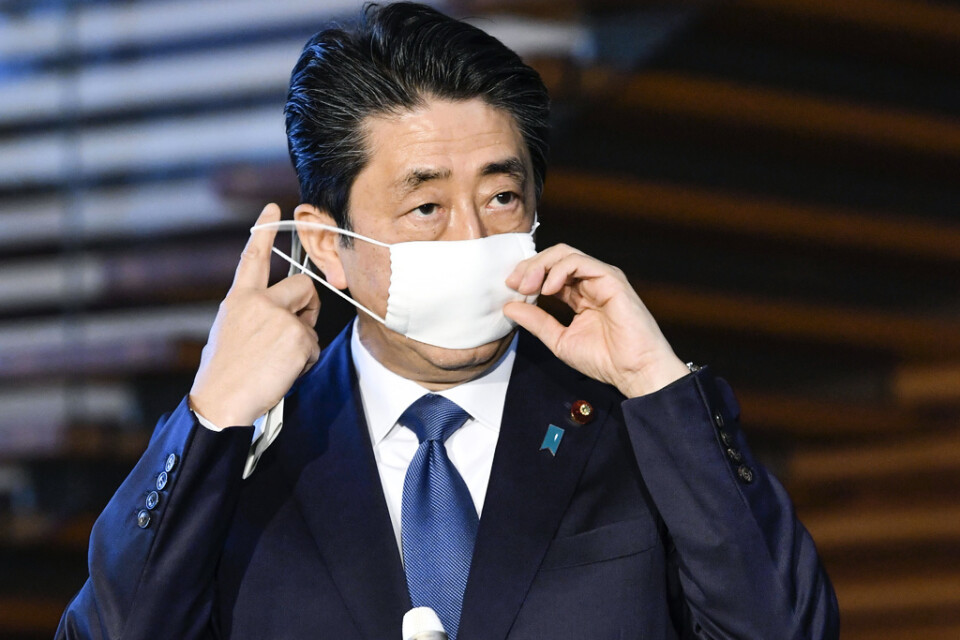 Japans premiärminister Shinzo Abe.