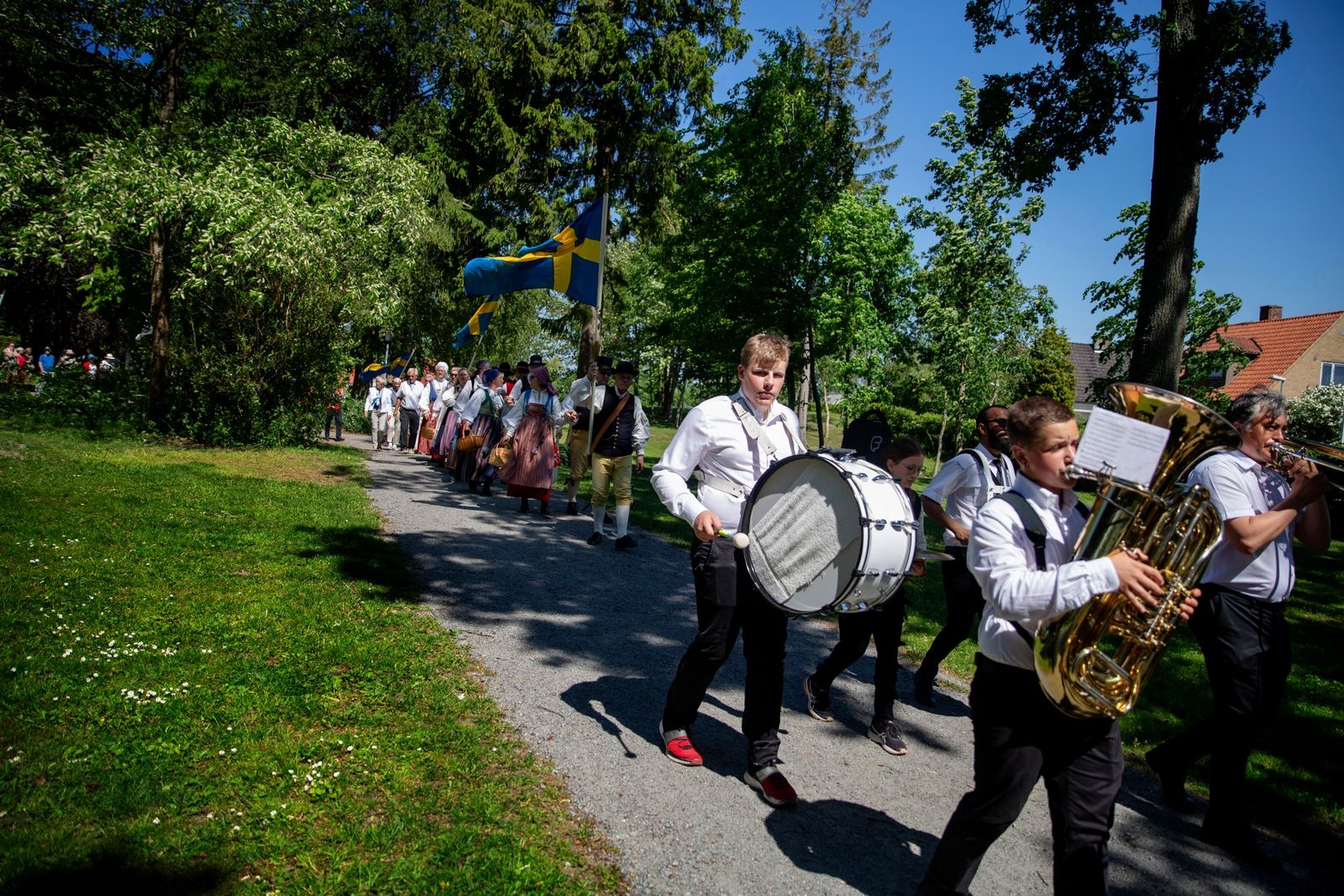 Firandet inramades av Skurups Kulturskolas ungdomsorkester.