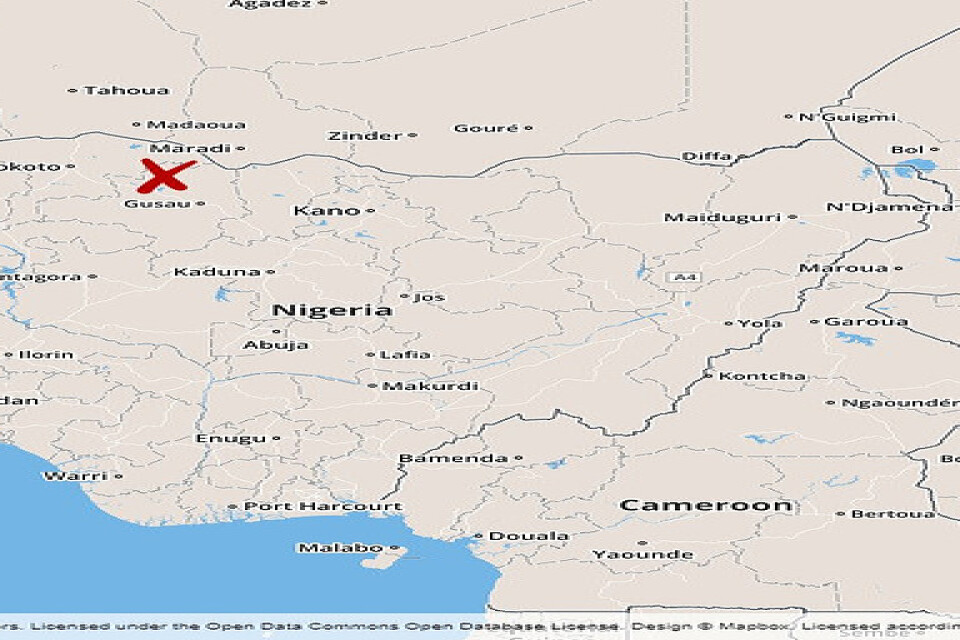 Delstaten Zamfara i Nigeria.