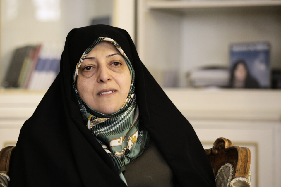 Massoumeh Ebtekar, en av Irans sju vicepresidenter, har smittats av det nya coronaviruset. Arkivbild.