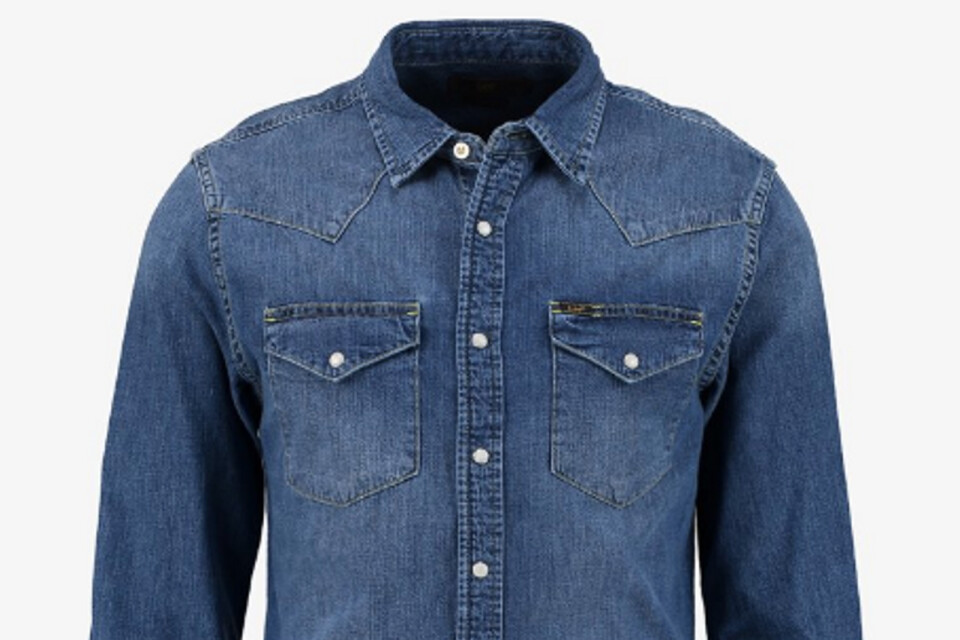 Jeansskjorta med westernstuk, Jeansbolaget, 899 kr.