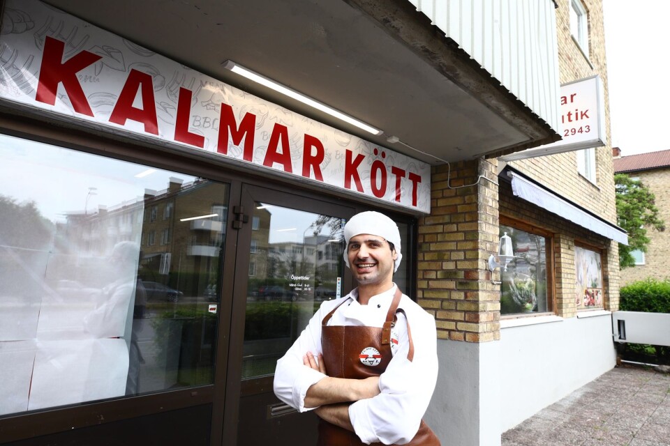 Randjar Mustafa har nu öppnat en köttbutik på Norra vägen, mitt emot arbetsförmedlingen.