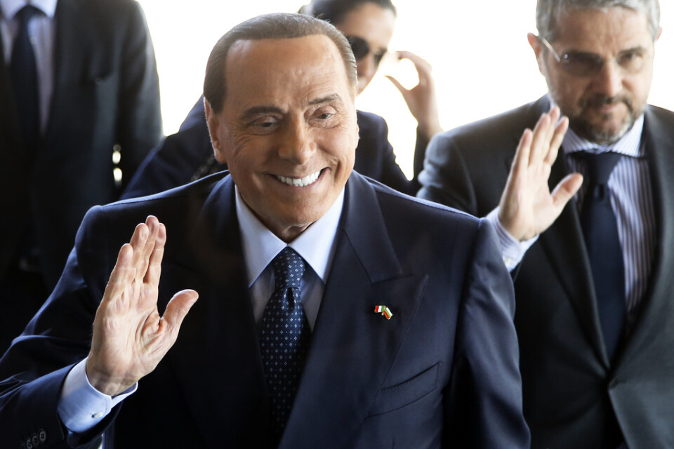 Den förre premiärministern och mediemogulen Silvio Berlusconi. Arkivbild.