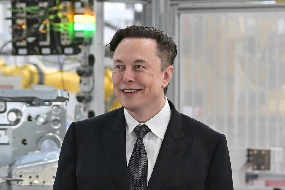 Elon Musk. Arkivbild.