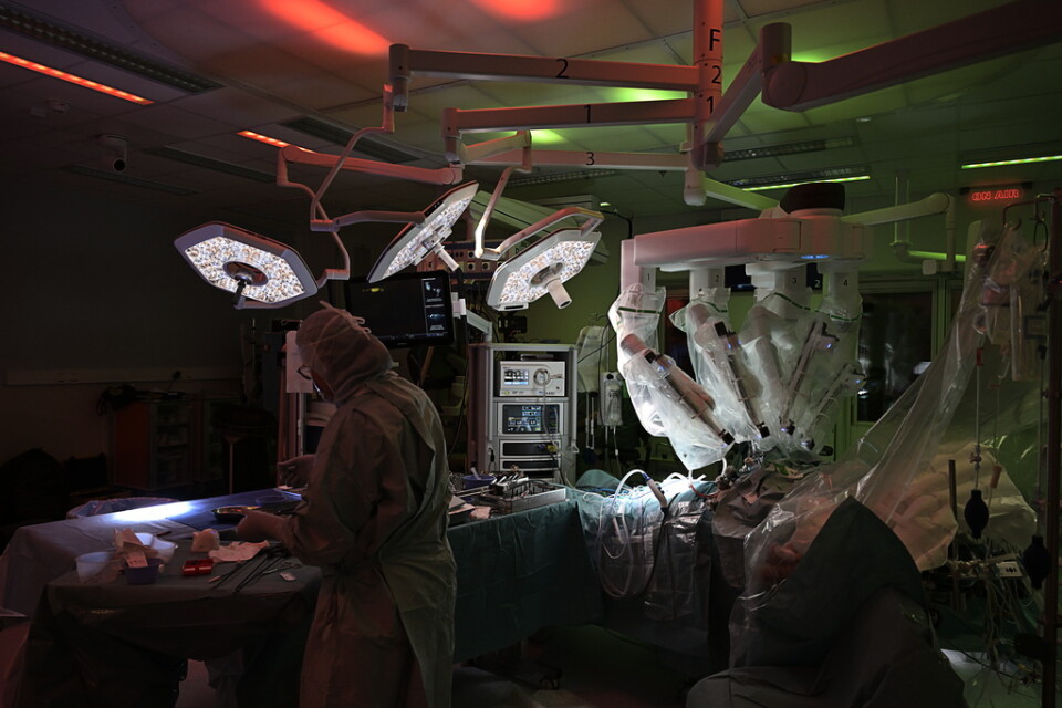 Sahlgrenska universitetssjukhuset i Göteborg använde 2020, som första sjukhus i Norden, robotstyrd titthålskirurgi vid en njurtransplantation. Arkivbild.