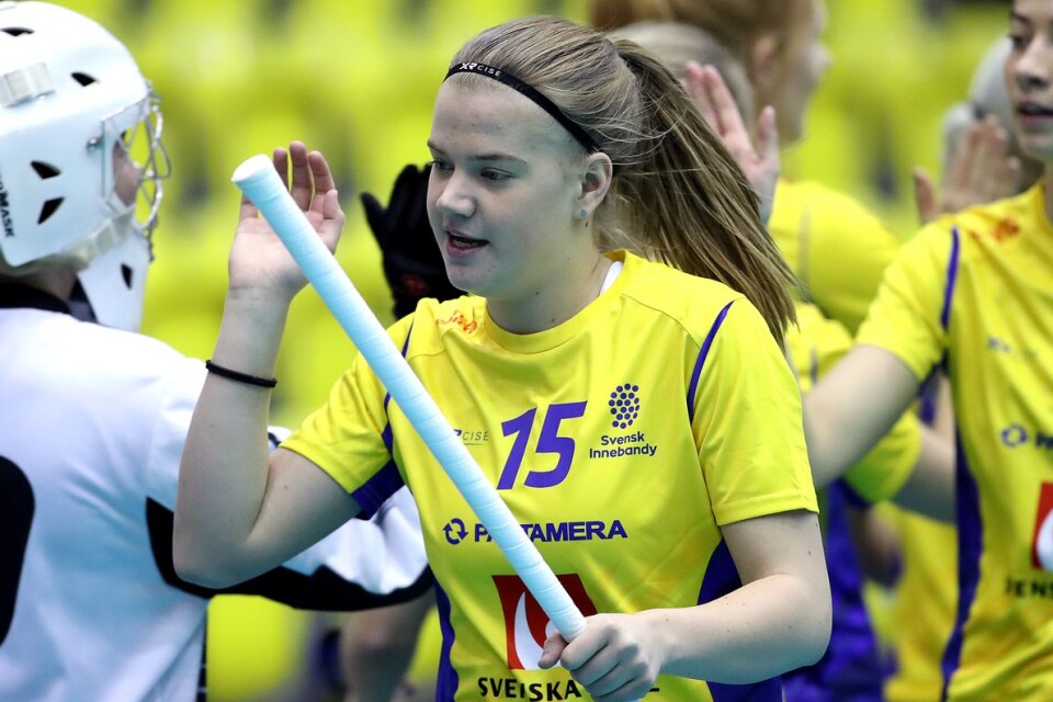I vintras spelade Sverige VM-kval. Då debuterade Ellen Bäckstedt i A-landslaget.