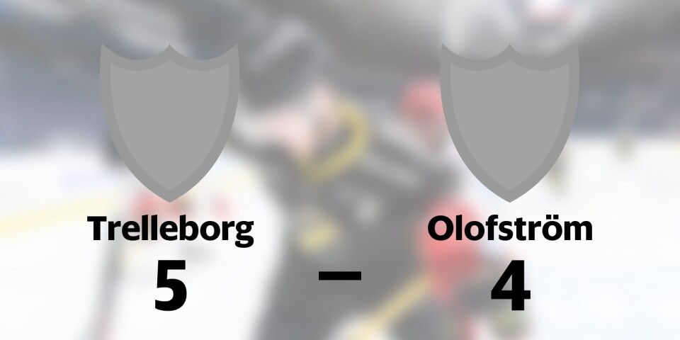 Strafförlust för Olofström mot Trelleborg
