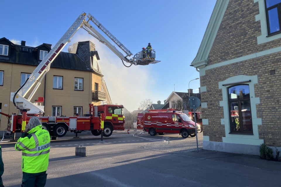 Branden i lägenhetshuset i Borgholm skakade om staden och många blev av med sina hem.