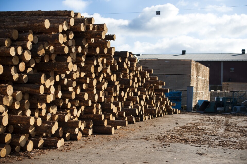 Den svenska sågverksindustrin har tagit marknadsandelar på världsmarknaden för sågade trävaror under coronapandemin, enligt en ny rapport. Arkivbild.