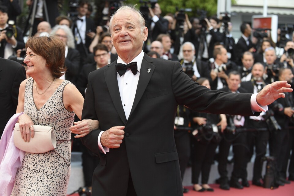Bill Murray dyker upp i Cannes i år igen med sin konsertfilm "New worlds, the cradle of a civilization". Arkivbild.