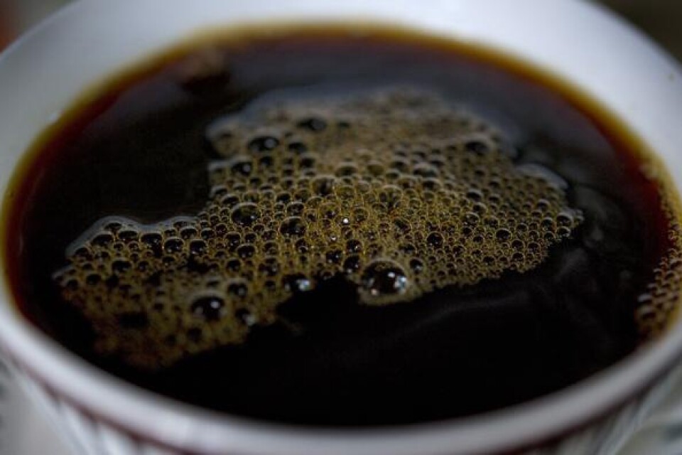 En skvätt starkt kaffe – och kakao – ger smaken.