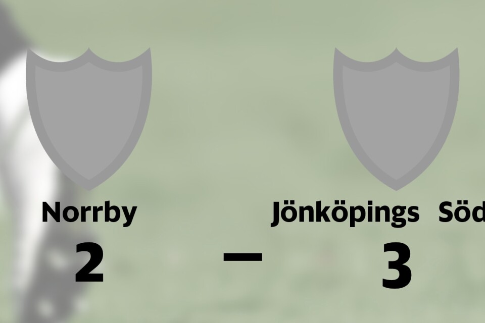 Norrby förlorade hemma mot Jönköpings Södra IF