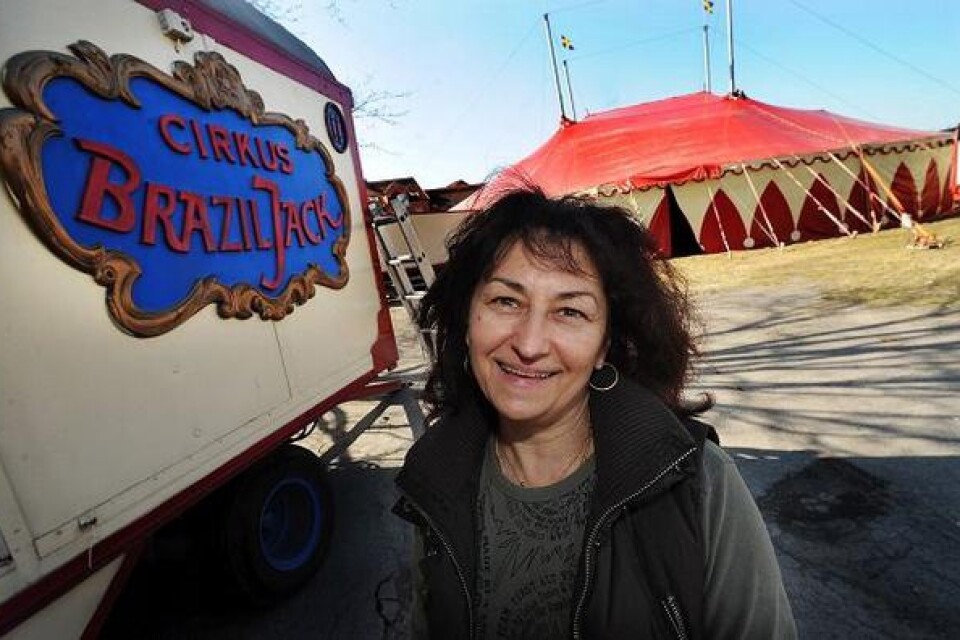 – Det gläder mig att intresset för cirkus fortfarande finns, säger Carmen Rhodin. Bilder: Bosse Nilsson