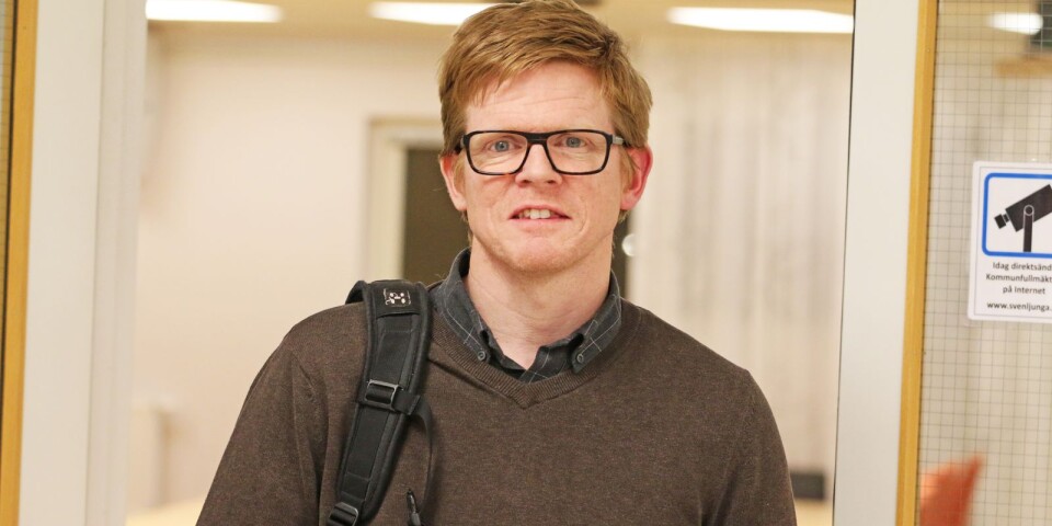 Fredrik Skott är gruppledare för Kristdemokraterna i Svenljunga.
