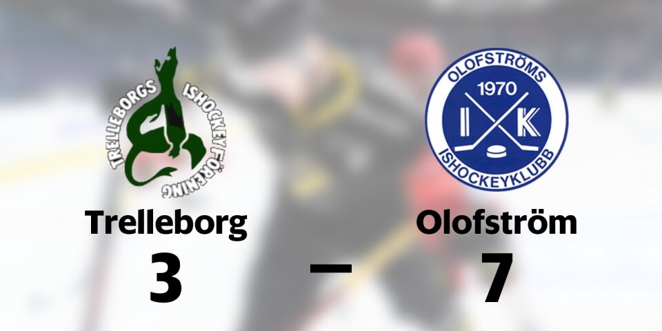 Trelleborg förlorade mot Olofström