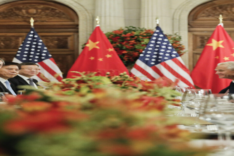 Kinas president Xi Jinping och USA:s president Donald Trumpd under deras möte i samband med G20-mötet i Buenos Arires i december förra året.