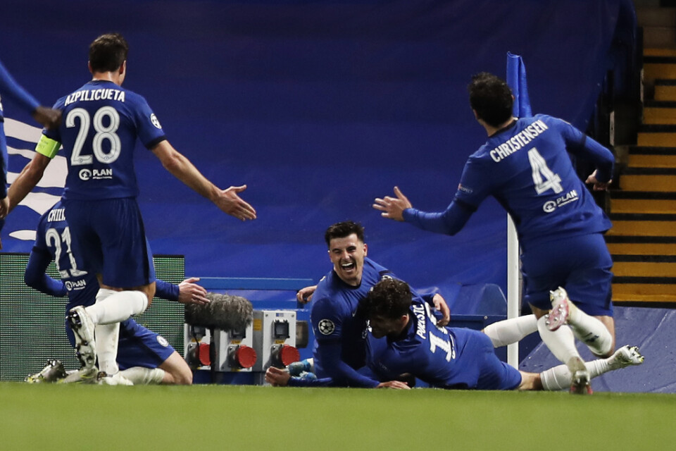 Chelsea firar mål mot Real Madrid i semifinalen, som tog laget till final. På onsdag beslutas om finalen ska spelas i Istanbul eller i London. Arkivbild.