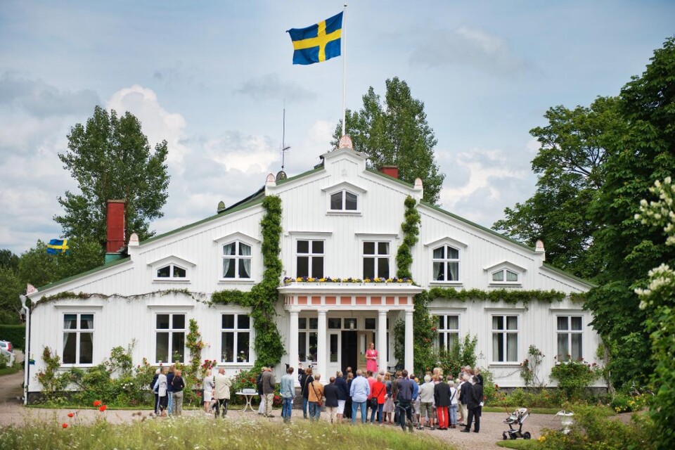 Igår invigdes Afvelsgärde gård i Lyckeby som byggnadsminne. Foto: Mattias Mattisson