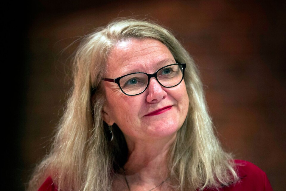 Den skånska tonsättaren Anna-Lena Laurin fick sitt nya verk ”Sånger i vinden” uruppfört av Olle Persson och Mats Jansson på söndagens konsert.