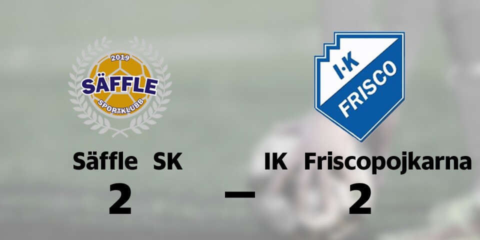 Oavgjort för IK Friscopojkarna borta mot Säffle SK