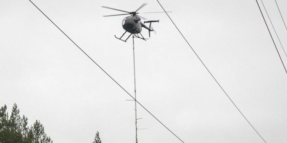 Helikoptrar används för att hitta elfelen: ”Fortsatt utmanade läge”