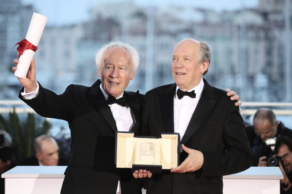 Brödraparet Jean-Pierre Dardenne och Luc Dardenne tilldelades regipriset i Cannes i våras för "Unge Ahmed" som nu får svensk premiär. Arkivbild.