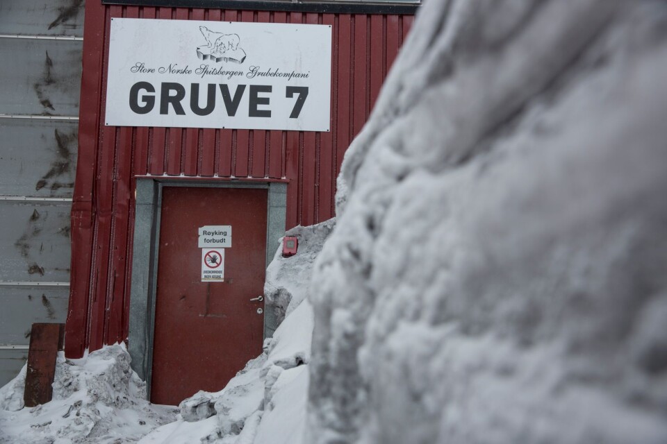 Nästa år stängs den. Gruva 7 i Longyearbyen på Svalbard.