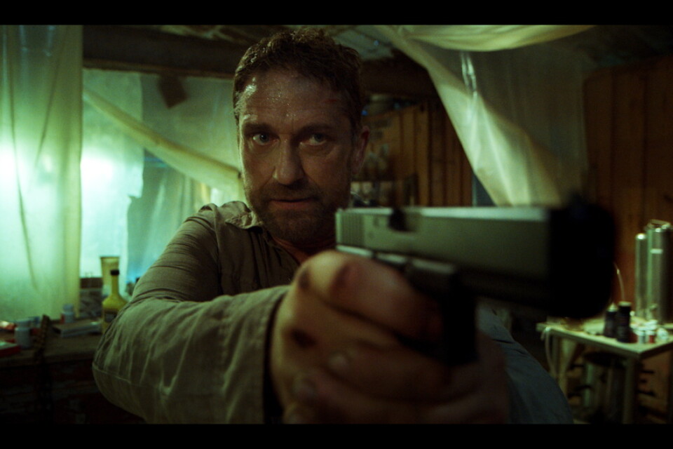 Gerard Butler spelar Will Spann vars fru Lisa kidnappas utanför en bensinstation i "Last seen alive". Pressbild.