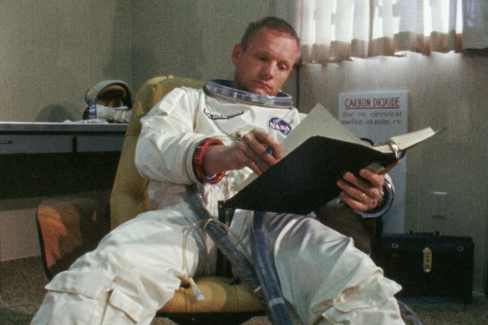 Tv-kanalen National Geographic visar dokumentärer om rymden varje lördag i juli, en av dem är "Armstrong-banden". Pressbild.