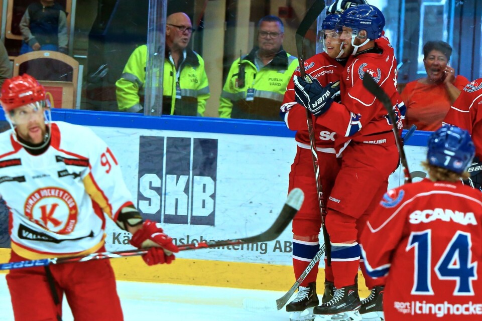 IK Oskarshamn vände och vann säsongens första träningsmatch med 4–2 mot länskollegan Kalmar HC.