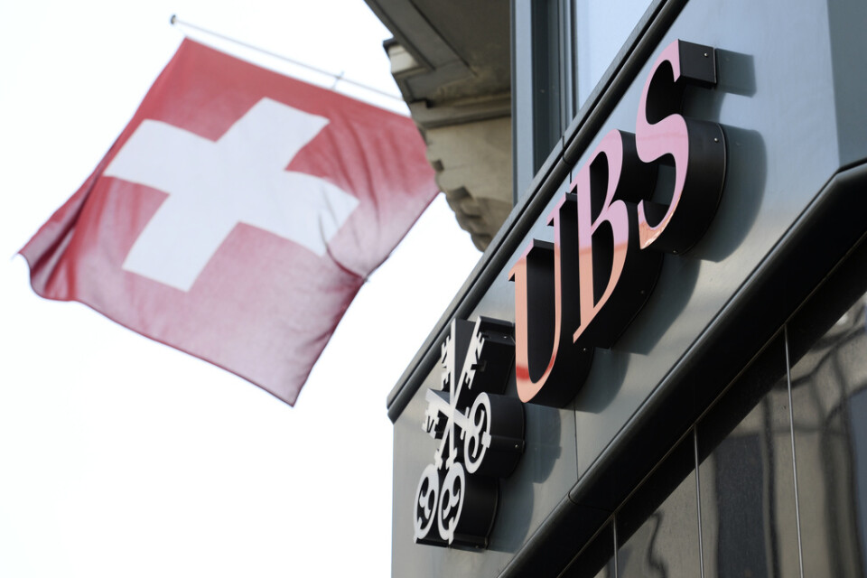 UBS är Schweiz största bank. Arkivbild