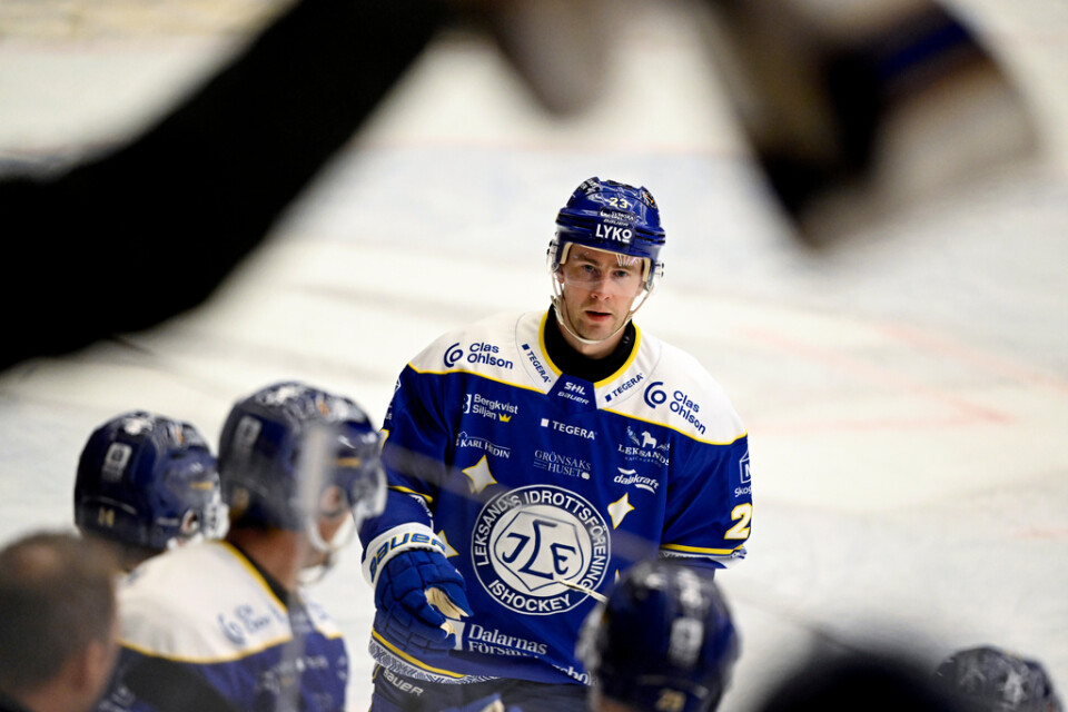 Mikael Ruohomaa stod för ett hattrick när Leksand besegrade Linköping med 8–4. Arkivbild.