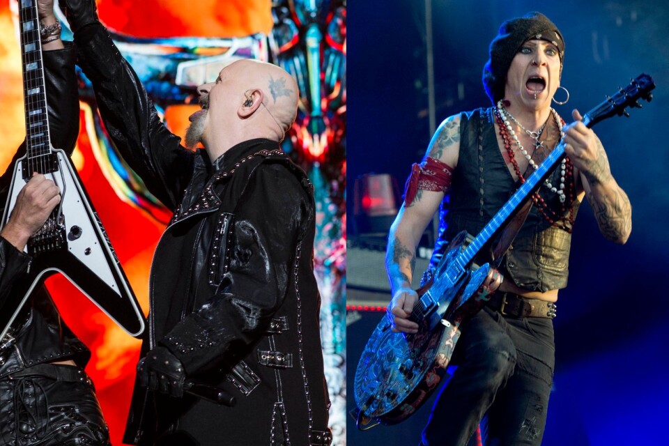 Judas Priest och Bckyard Babies är två akter som spelar på Sweden Rock på lördagen.