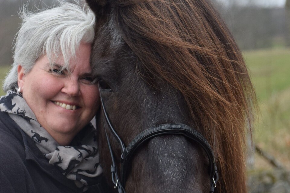 Pia Luusua har inte ridit själv sedan hon gick in i dimman när hennes mamma dog i bröstcancer. Men hennes liv är ändå fyllt av hästar.