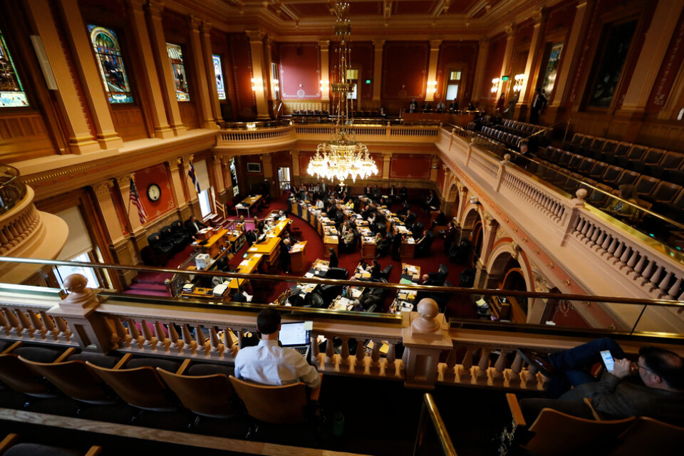 Senaten i Colorado (bilden) röstade för att avskaffa dödsstraff i slutet av februari och nu har guvernören skrivit under lagen så att den träder i kraft. Arkivbild.