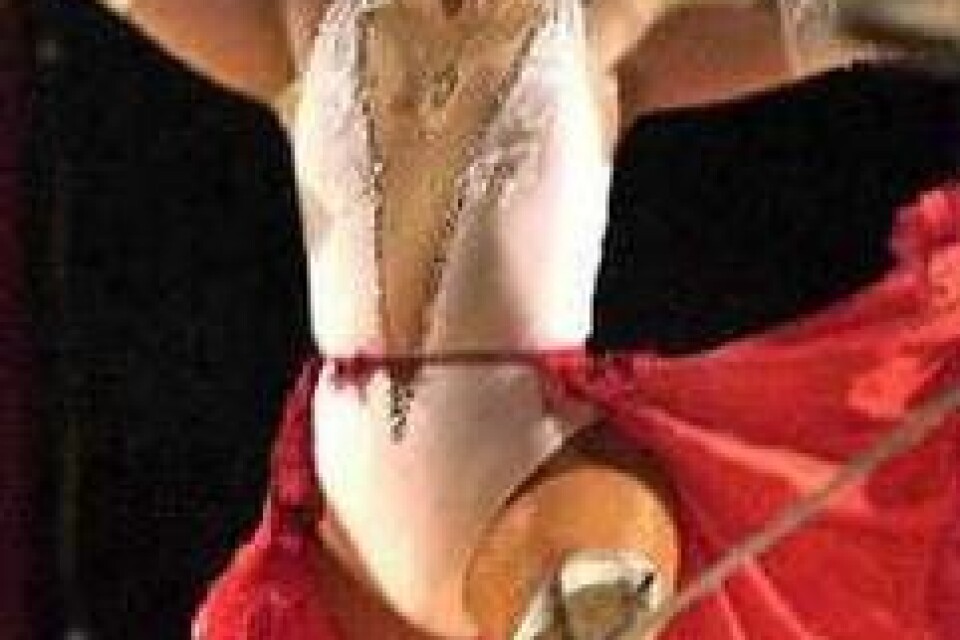 Balans och vighet. Carmen som varit verksam som cirkusartist i 20 år är ett av cirkusens verkligt starka kort. Hennes lindans imponerar stort.