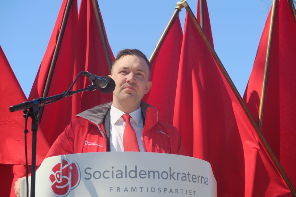 Magnus Manhammar, socialdemokratisk riksdagsledamot från Blekinge.