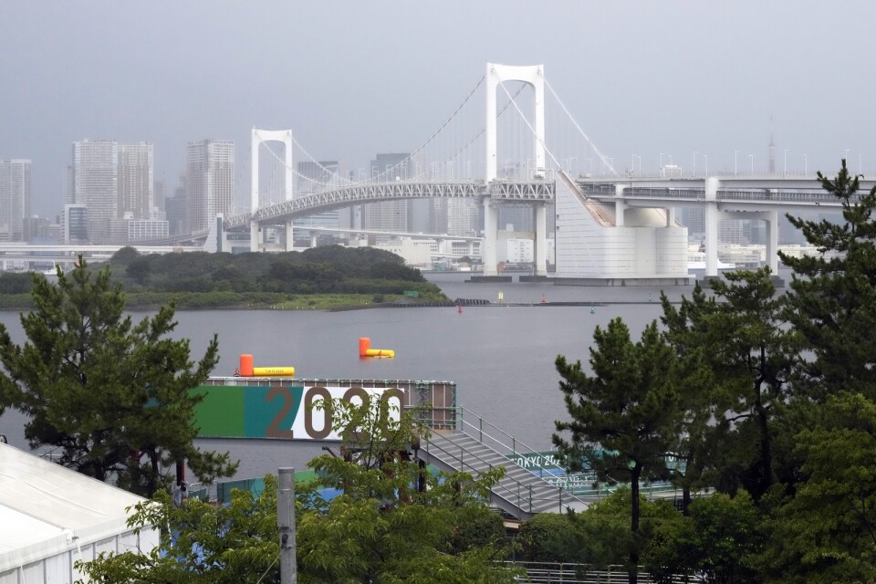 Maratonsimningen, där sträckan är 10 kilometer, avgjordes i Odaibas marina park i Tokyo.