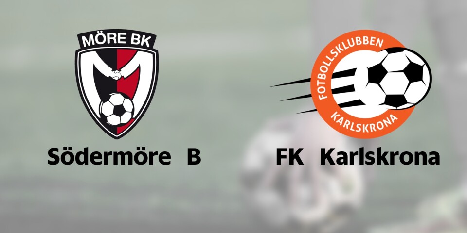 FK Karlskrona möter Södermöre B borta