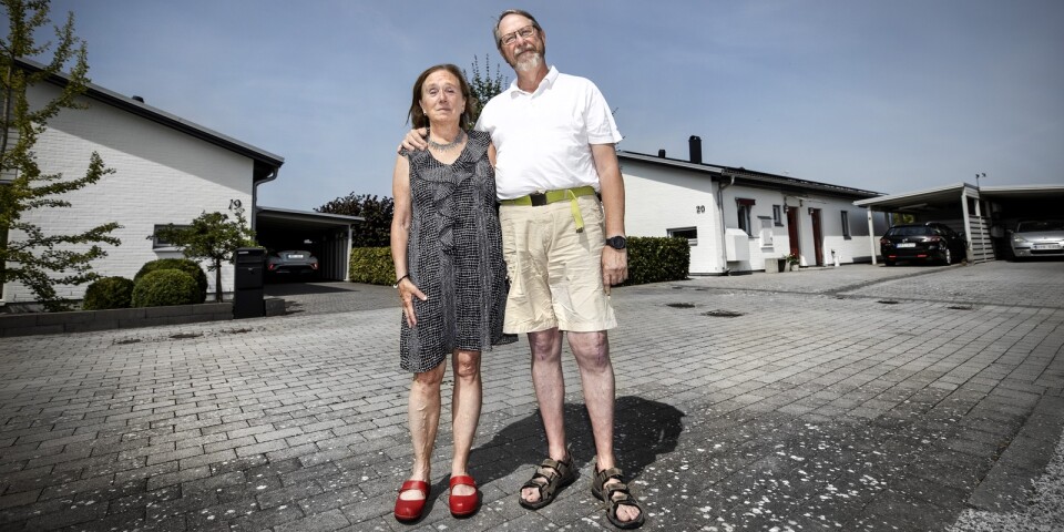 Annika och Tore Karlsson bor på Sänghs byaväg och har bott där sedan huset byggdes under bomässan.
