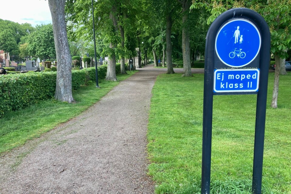 Cykelvägen genom Norra promenaden leder ner i stan, och en cykelväg längs Sjömansgatan är därmed omödig, anser Carl Bengtsson.