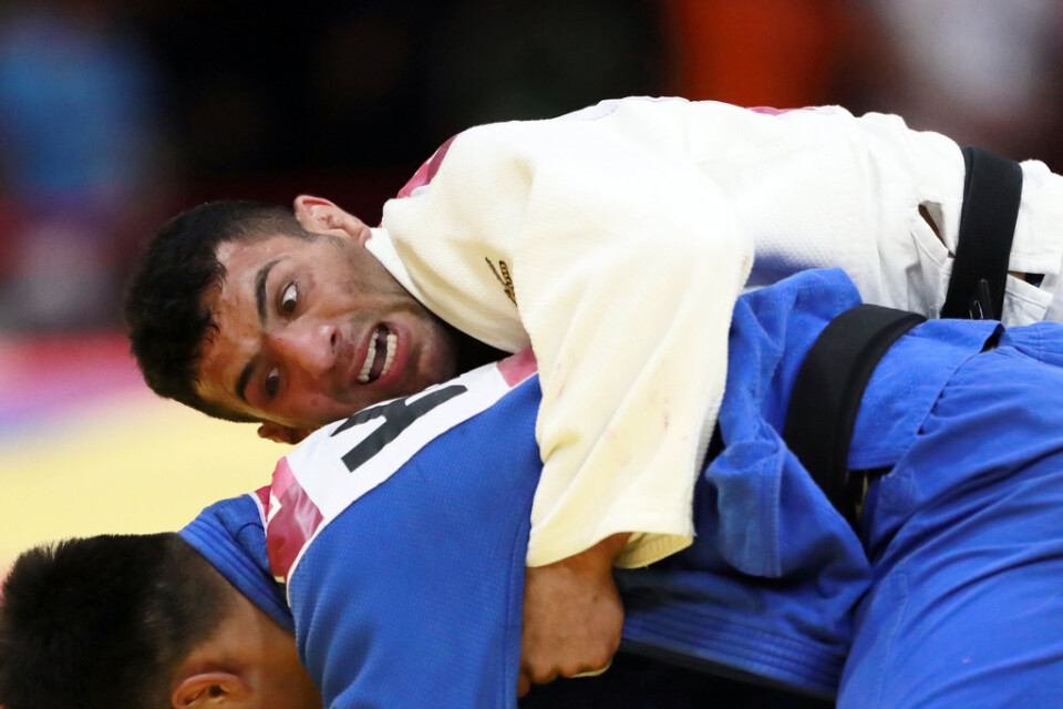 Irans judoförbund stängs av efter att judokan Saeid Mollaei (bilden) blivit beordrad att förlora med flit av sitt hemland. Arkivbild.