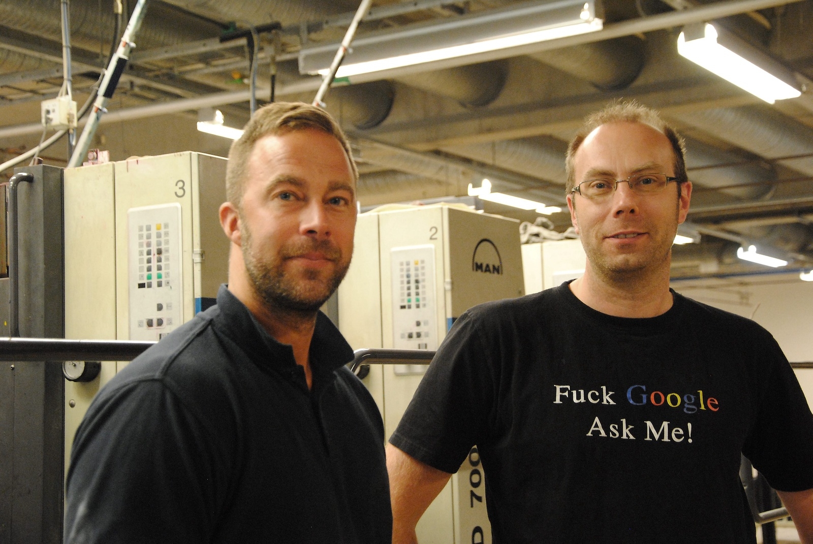Från vänster till höger: Rickard Andersson och Fredrik Svensson.