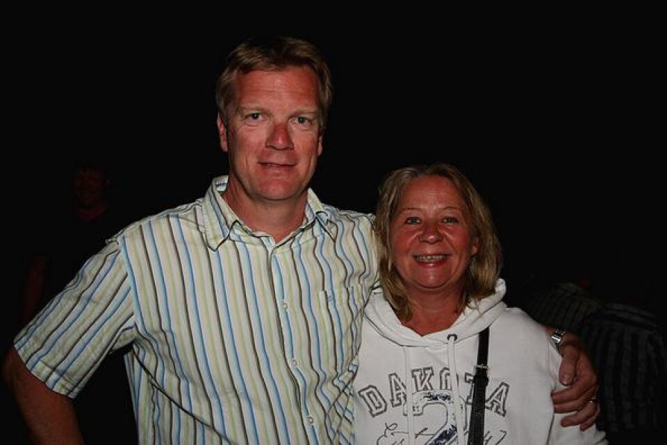 Rickard Magnusson och Eva Nilsson, från Ystad.