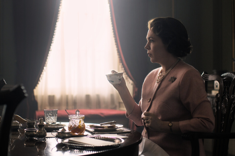 Olivia Colman som drottning Elizabeth II i Netflixserien "The crown". Arkivbild.